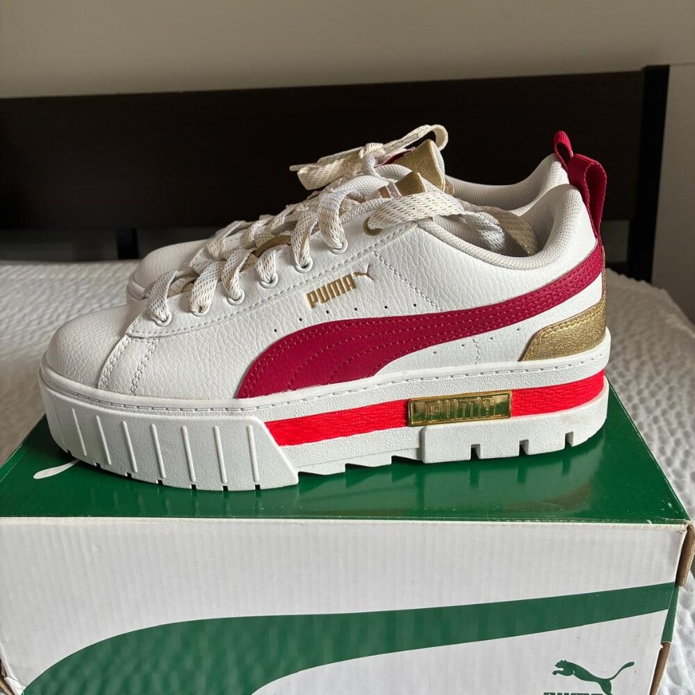 Puma Mayze Glitz Platform Sneakers Size US 7